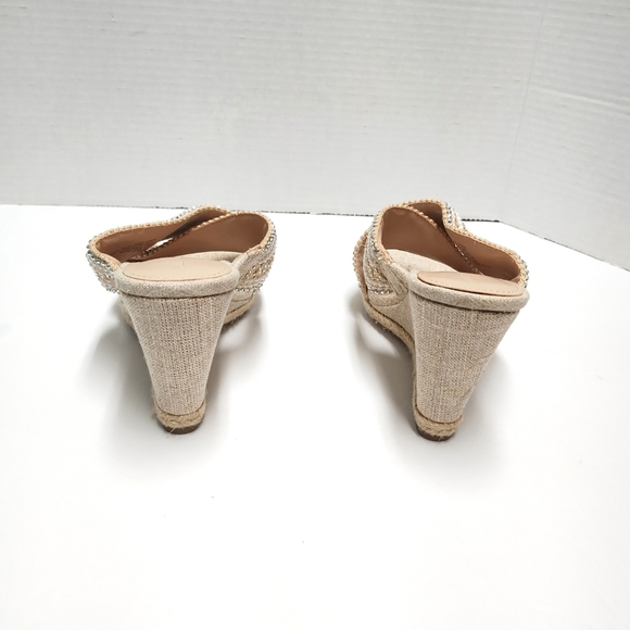 Kelly & Katie Tan Wedge Sandals - Picture 4 of 7